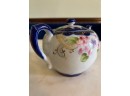 Takito/Nippon Hand Painted Teapot And Sugar Bowl