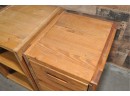 This End Up Solid Wood File Cabinet And Open Storage Cabinet