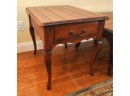 Nichols And Stone French Country End Tables With Drawer Pair
