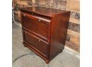 Lateral File Cabinet Cherry Finish