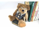 Teddy Bear Bookends With Children's Books