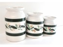 Patton Ceramics Pottery Canister Set USA Made