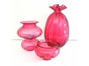 Cranberry Glass Collection Pilgrim Glass