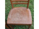 Vintage Wood School House Chairs Restoration Project