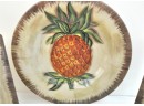 Pineapple Design Melamine Dishware Large Lot