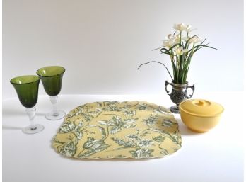 Green And Yellow Decor Collection