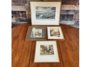 Antique Landscape Framed Prints