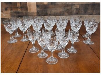 Crystal Wine And Cordial Glasses