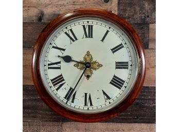 Antique Wood Case Wall Clock
