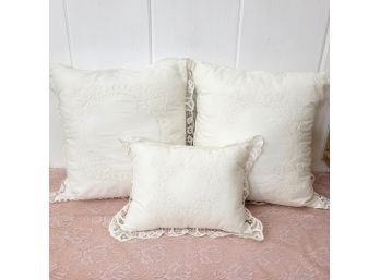 Battenberg Lace Pillows