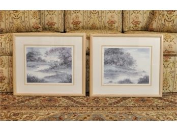 Two Framed Landscape Prints