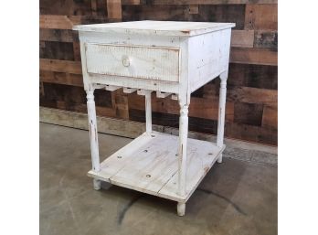 Rustic White Work Table