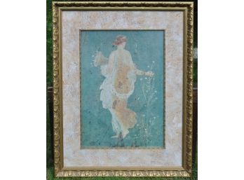 Large Gold Framed Classical Print