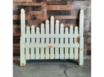 Queen Size Bed Picket Fence Headboard And Footboard