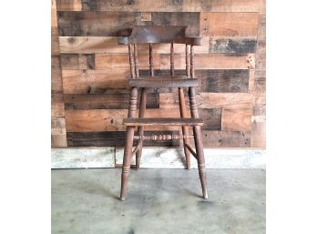 Antique High Chair, Country Primitive