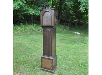 Tall Case Grandfather Clock Modern Longfellow General Electric