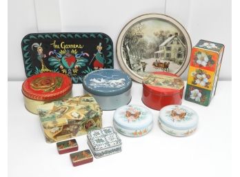 Tin Box And Tray Collection