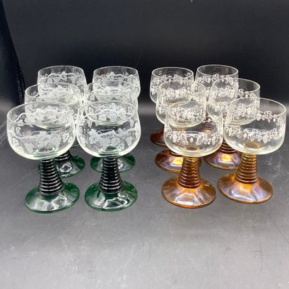 Wine Glass Beehive Candle Holders