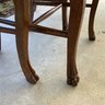 Three 1940's Lion Head And Paw Foot Tiger Oak Chairs, Unique And Amazing
