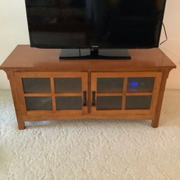Wood Mission Style TV Stand Or Console Table
