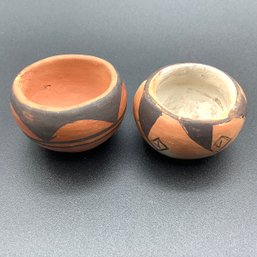 2 Mini Pottery Ring Bowls