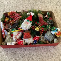 Mix Lot Of Christmas Decor And Ornaments