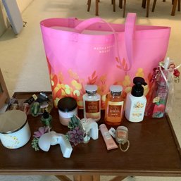 Huge Lot Of Bath And Body Works New Items, Candles, Lotions, Wallflowers, Bag And More