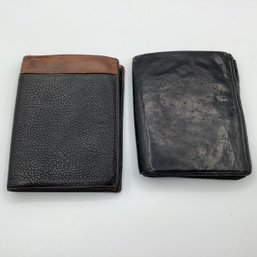 2 Mens Leather Wallets
