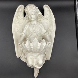 Design Toscano Plaster Angel Holding Shell