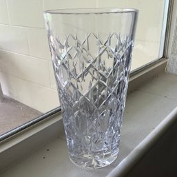 Tiffany And Co Crystal Vase, Signed Piece
