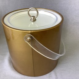 Georges Briard MCM Vintage Gold Ice Bucket