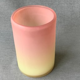 Burmese Glass Tumbler Or Vase