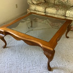 Oak And Glass Coffee Table