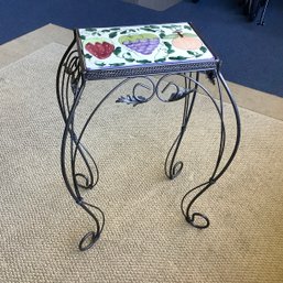 Wire And Tile Table