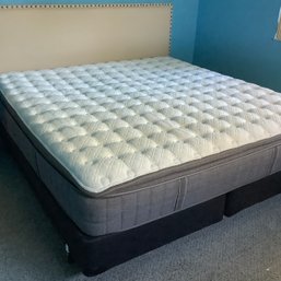 Stearns And Foster King Size Mattress, Bed And Frame.