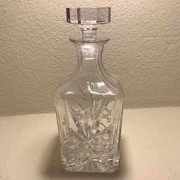 Crystal Decanter With Octagonal Stopper
