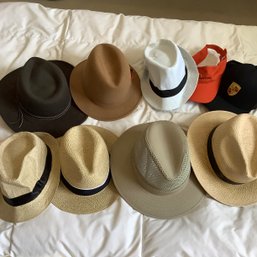Mens Hats (9), Panama, Panama Jack, Porsche, Saks Fifth Avenue, Authentic Scala