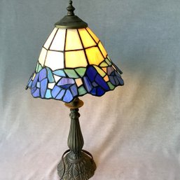 Stained Glass Lamp, One Of 2