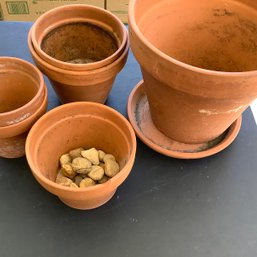6 Ceramic Plant Pots