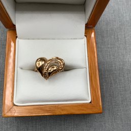14KT Gold Heart Ring