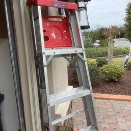 7 Foot Louisville Ladder And One Step Stool
