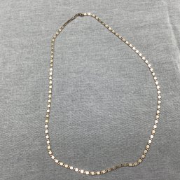 Sterling Silver Unusual Link Ciani Chain Necklace, 24 Inches