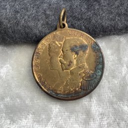 King George V & Queen Mary Commemorative Coin Pendant June 22, 1911