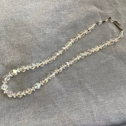Coro 1940 Necklace With Alternating Size Crystals