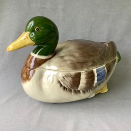 Large Duck Soup Toureen Or Covered Casserole, Otagiri 1981