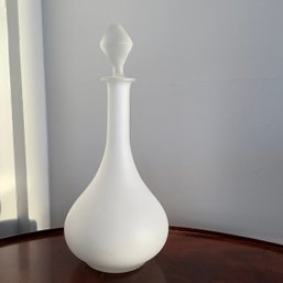 Large Size Perfume Bottle Frosted Glass With Stopper