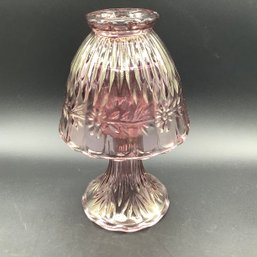 Pink Glass Fairy Lamp