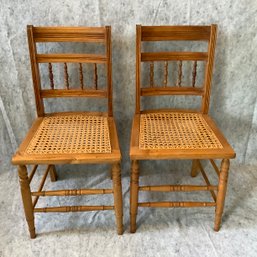 Antique Pair Of Eastlake Victorian Chairs - Set Of 2