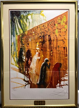 Salvador Dali 'Western Wall' Limited Lithograph