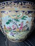 Chinese Fish Bowl Planter With Hunting Scene